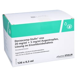 Dorzocomp-Stulln sine 20 mg/ml + 5 mg/ml Augentropfen