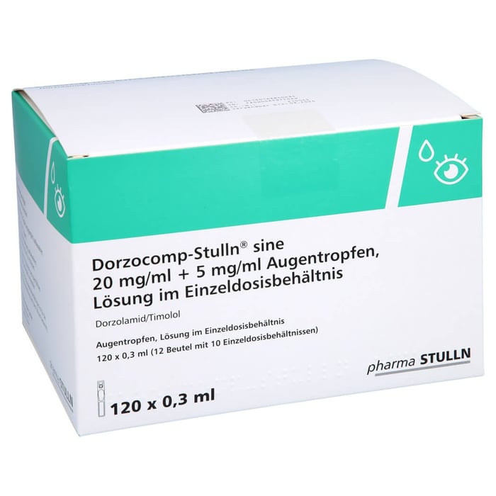 Dorzocomp-Stulln sine 20mg/ml + 5mg/ml Augentropfen