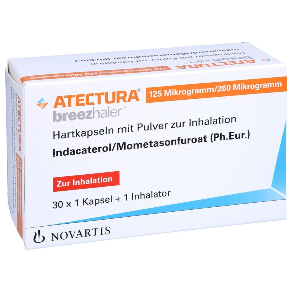 Atectura Breezhaler 125UG/260UG Hartk.Pul.Inh.