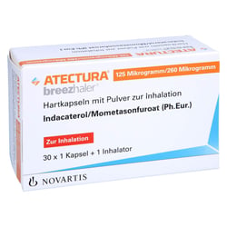 Atectura Breezhaler 125UG/260UG Hartkapseln Pul. Inh.