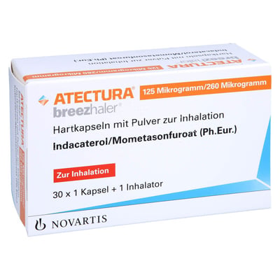Atectura Breezhaler 125UG/260UG Hartkapseln Pul. Inh. Produktbild 1