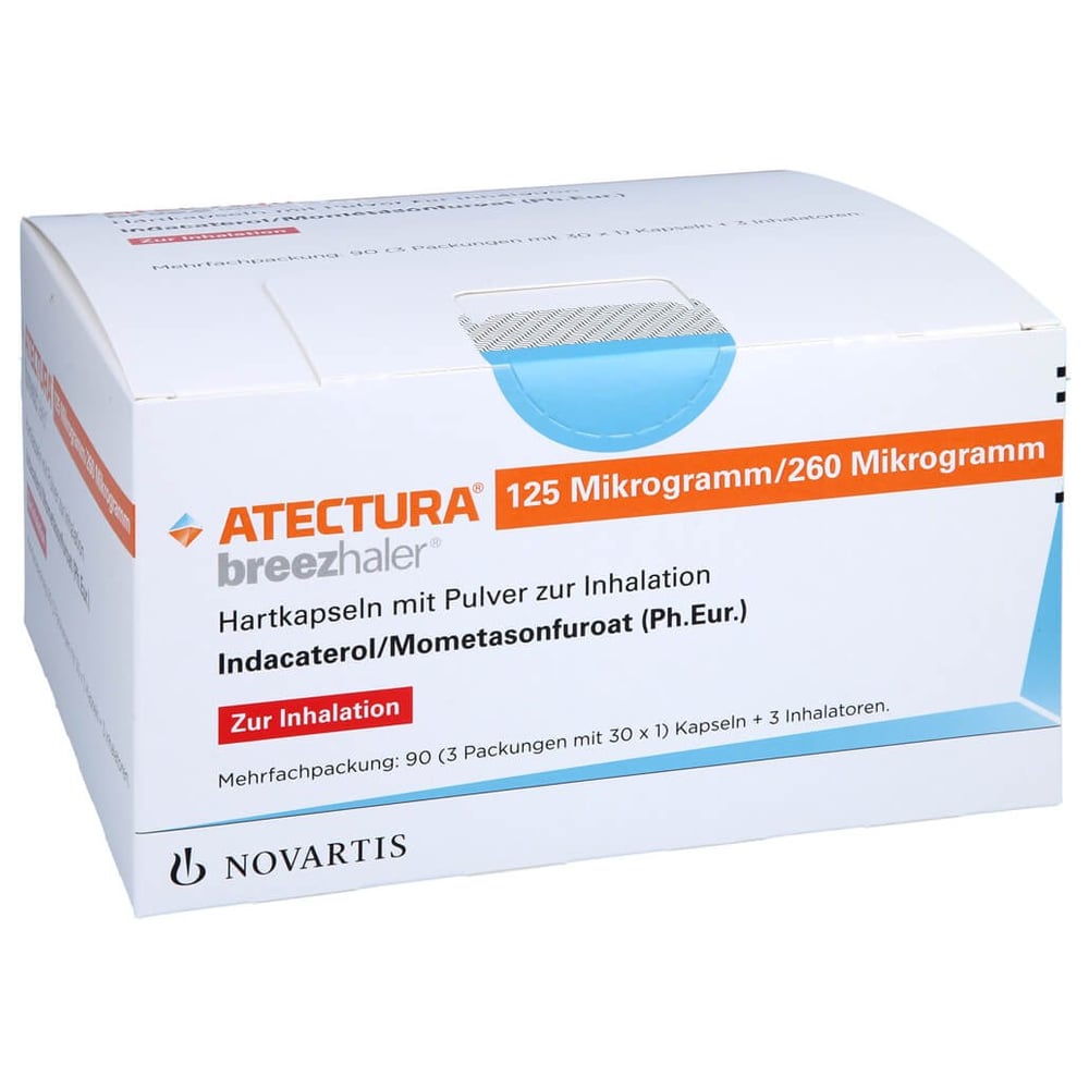 Atectura Breezhaler 125UG/260UG Hartk.Pul.Inh.
