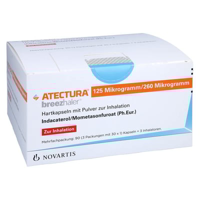 Atectura Breezhaler 125UG/260UG Hartk.Pul.Inh.