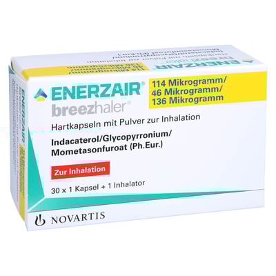 Enerzair Breezhaler 114UG/46UG/136UG HKP Pul z Inh