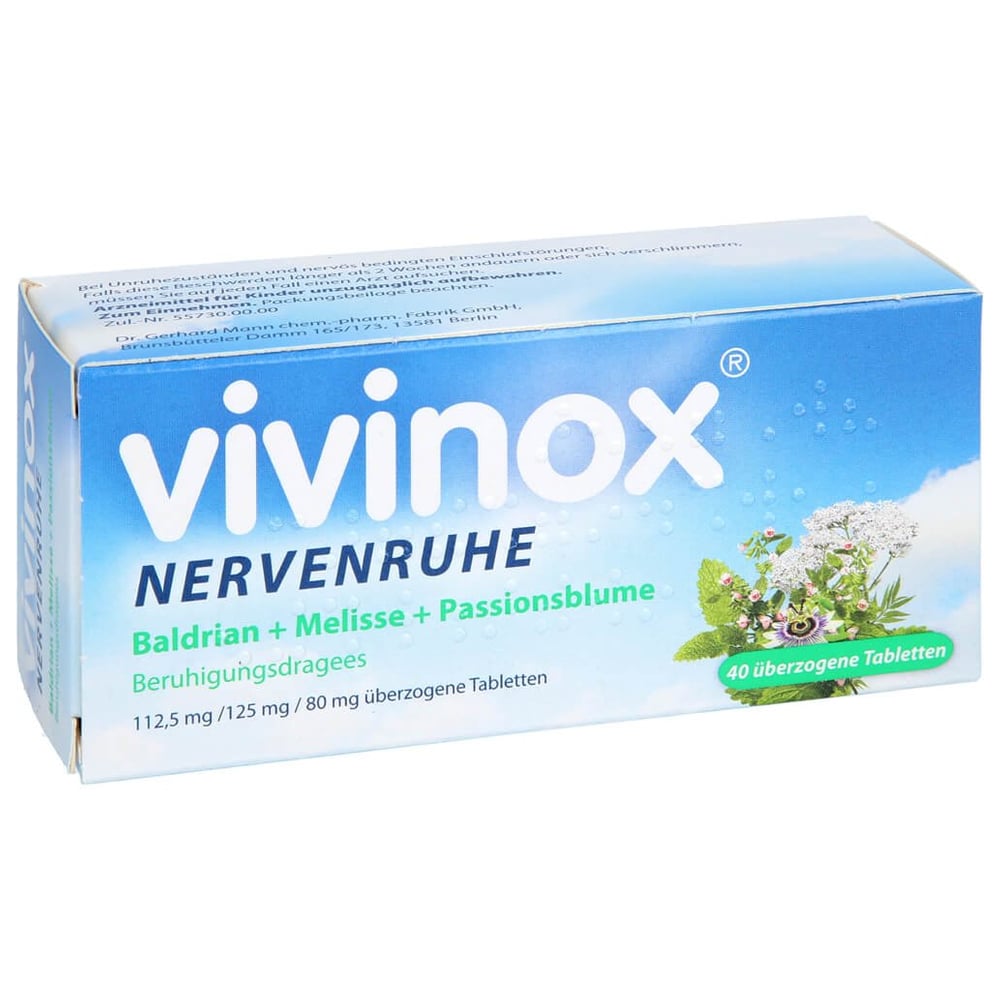 Vivinox Nervenruhe Baldrian+Melisse+Passionsblume