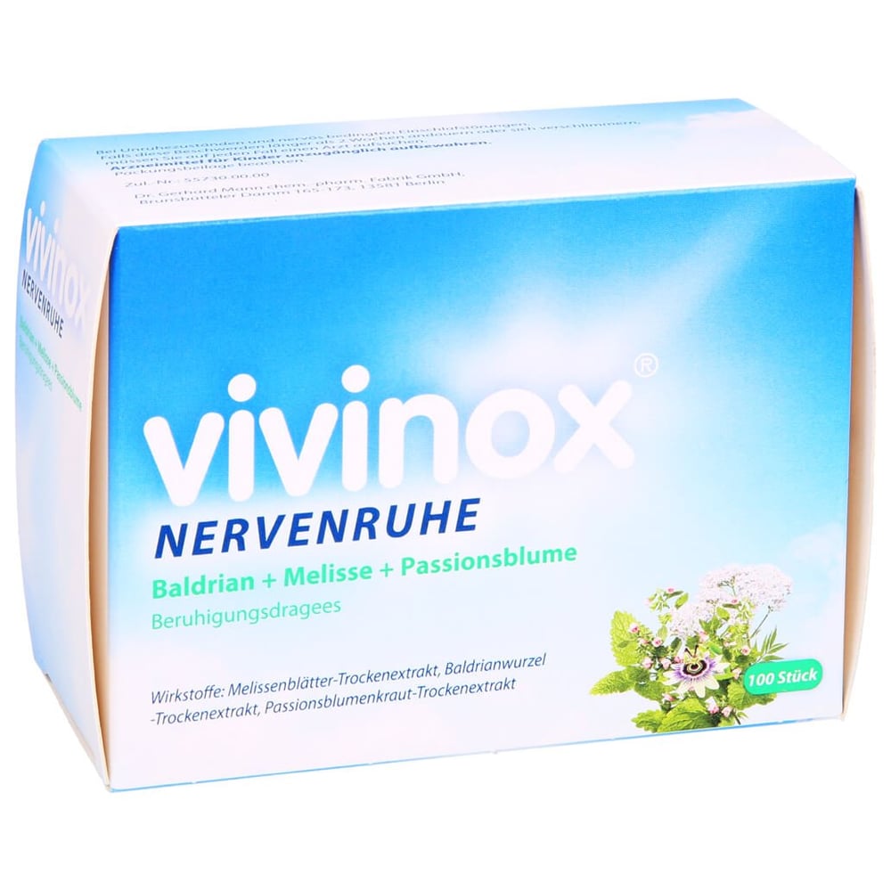 Vivinox Nervenruhe Baldrian+Melisse+Passionsblume
