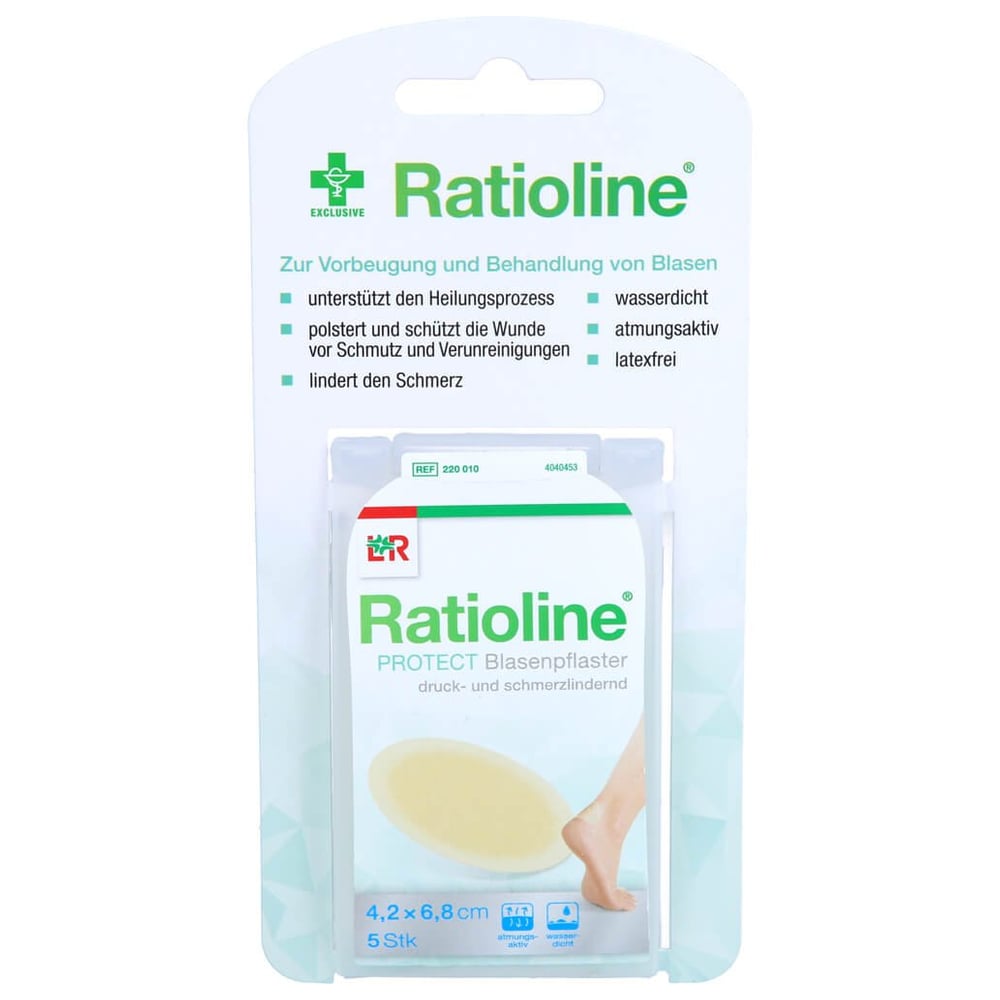 Ratioline Protect Blasenpflaster 4.2x6.8 cm