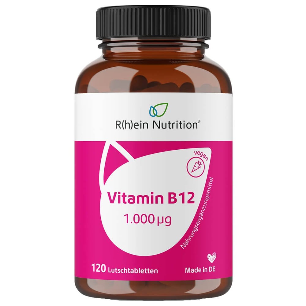 Vitamin B12 1.000 ug Lutschtabletten vegan
