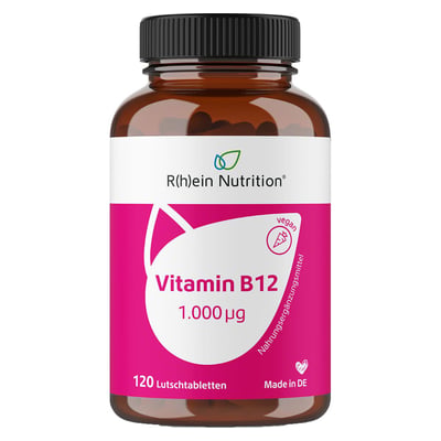 Vitamin B12 1.000 ug Lutschtabletten vegan Produktbild 1