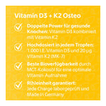 Vitamin D3 + K2 Osteo Tropfen Produktbild 3