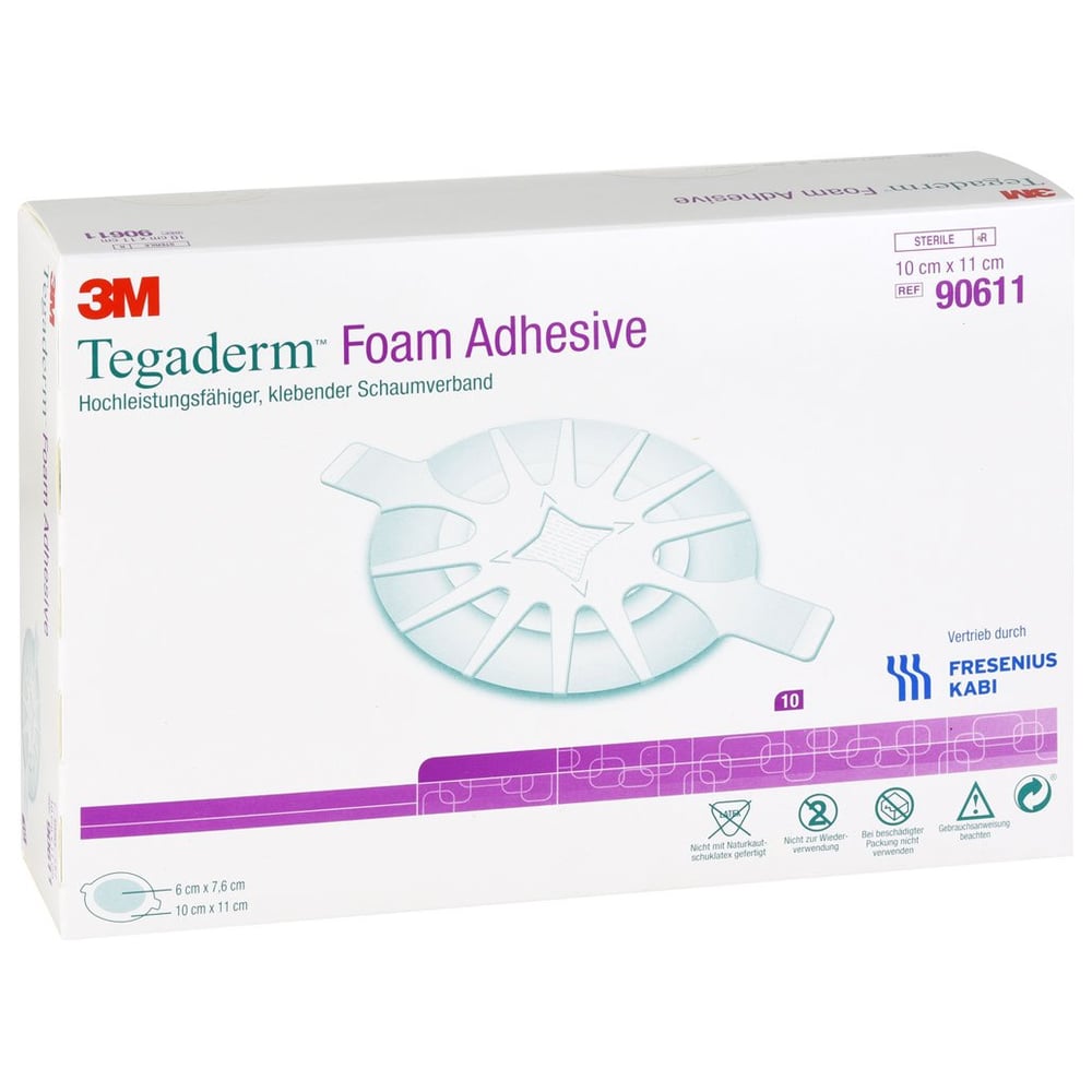 Tegaderm Foam Adh 10x11cm