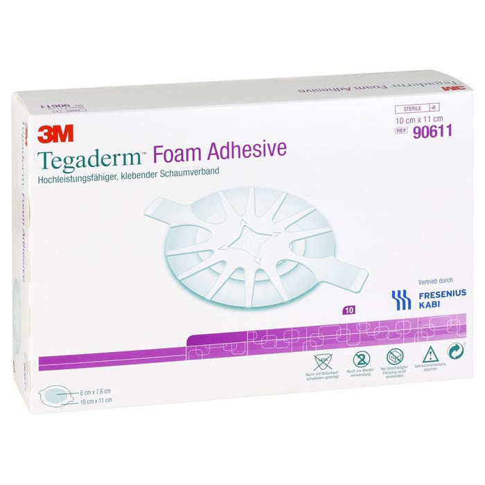 Tegaderm Foam Adh 10x11cm