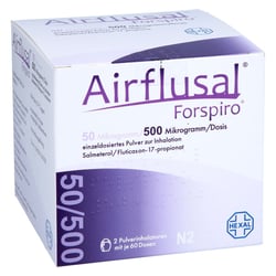 Airflusal Forspiro 50 Mikrogramm/500 Mikrogramm/Dosis
