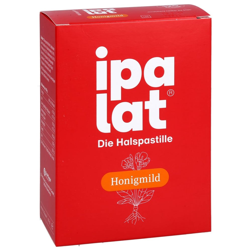 Ipalat Halspastillen honigmild o.Menthol zuckerfr.