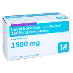 Levetiracetam - 1 A Pharma 1500 mg Filmtabletten