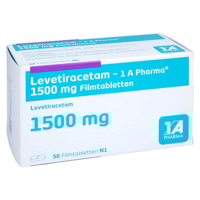 Levetiracetam - 1 A Pharma 1500 mg Filmtabletten