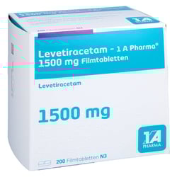Levetiracetam - 1 A Pharma 1500 mg Filmtabletten