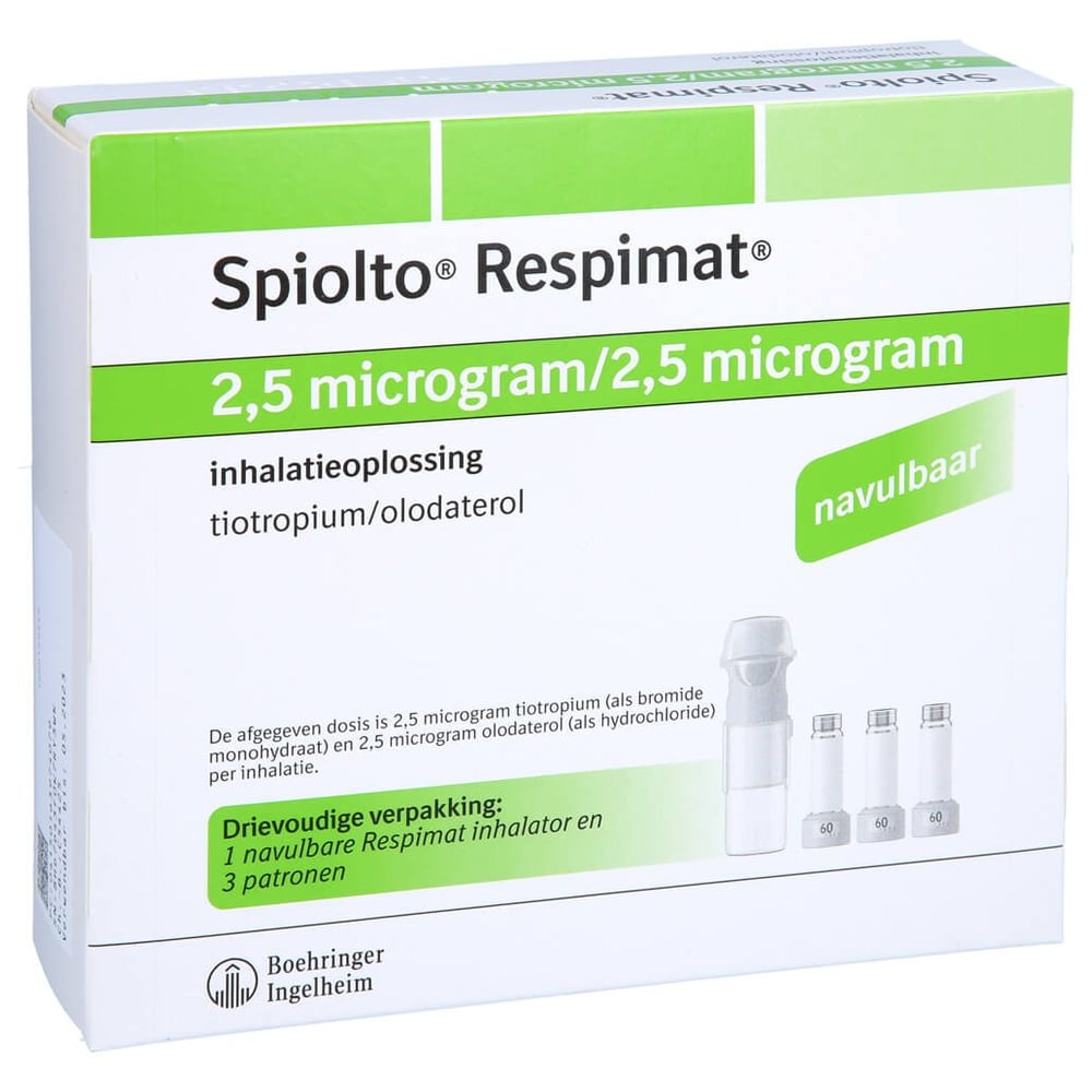 Spiolto Respimat 2.5 ug/2.5 ug Hub wiederverwendb.