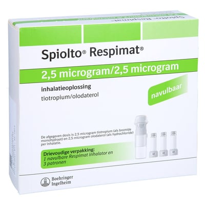 Spiolto Respimat 2.5 ug/2.5 ug Hub wiederverwendb.