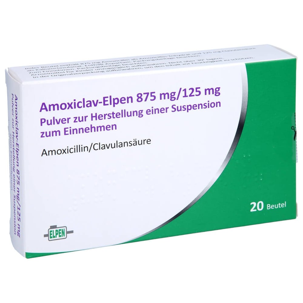 Amoxiclav-Elpen 875 mg/125 mg zur Herstellung einer Suspension zum Einnehmen
