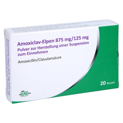 Amoxiclav-Elpen 875 mg/125 mg zur Herstellung einer Suspension zum Einnehmen