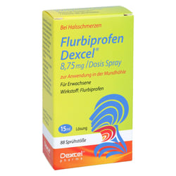Flurbiprofen Dexcel 8,75 mg/Dosis Spray zur Anwendung in der Mundhöhle