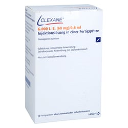 Clexane 6000 I.E. (60 mg)/0,6 ml Injektionslösung