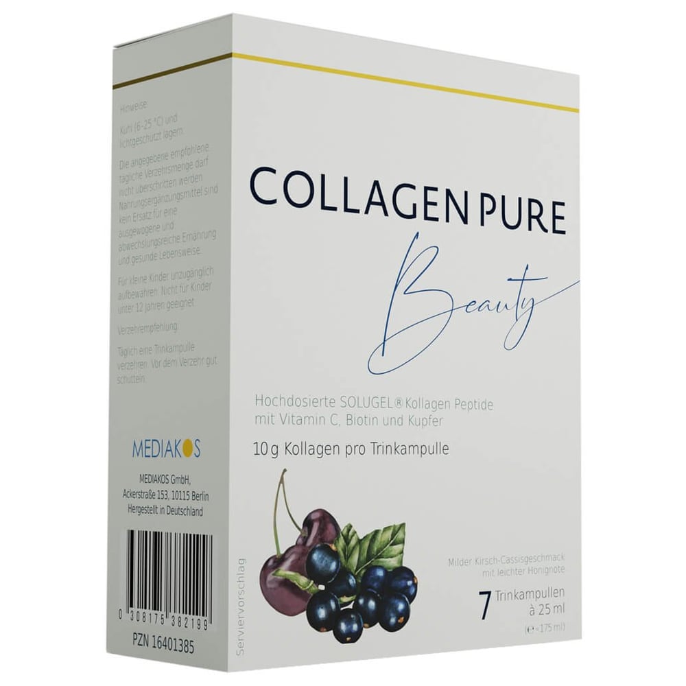 Collagen Pure Beauty 10g Kollagen hochdosiert Gold