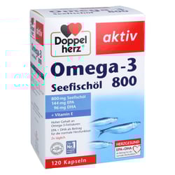 Doppelherz Omega-3 800 Seefischöl aktiv