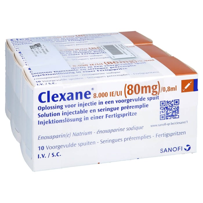 Clexane 8000 I.E. (80mg)/0,8ml Injektionslösung