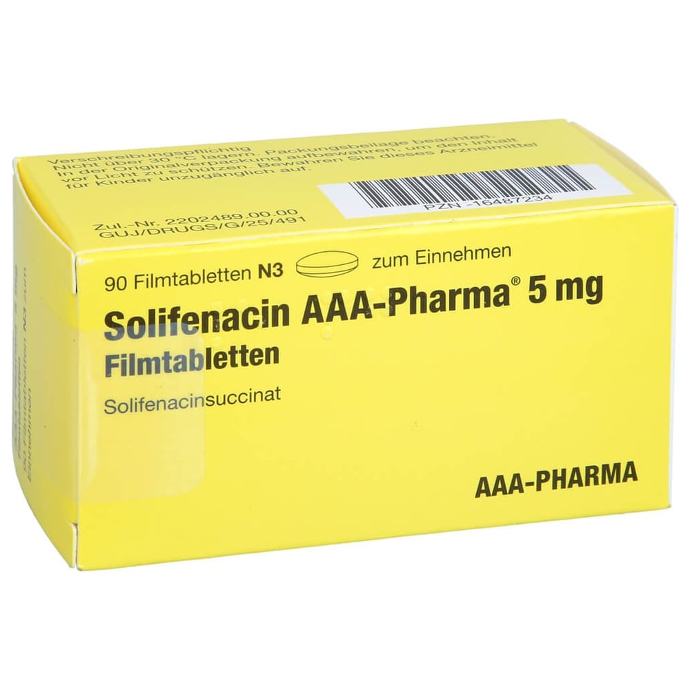 Solifenacin AAA-Pharma 5 mg