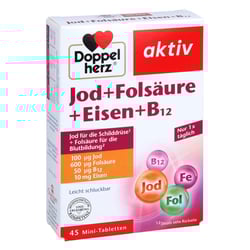 Doppelherz Jod+Folsäure+Eisen+B12