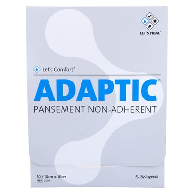 Adaptic 10x10 cm feuchte Wundauflage 2010F Kohlpharma