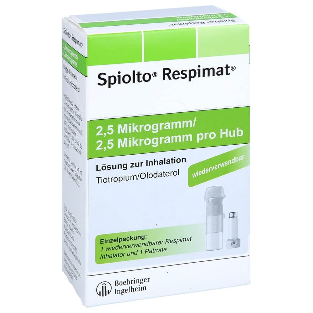 Spiolto Respimat 2.5 ug/2.5 ug Hub wiederverwendb.