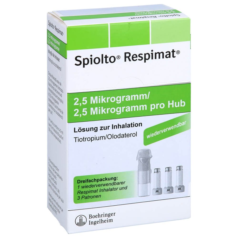 Spiolto Respimat 2.5 ug/2.5 ug Hub wiederverwendb.