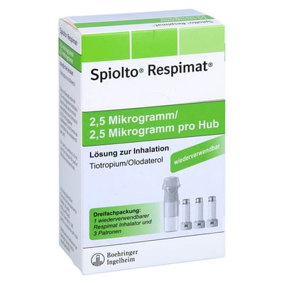 Spiolto Respimat 2.5 ug/2.5 ug Hub wiederverwendb.