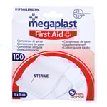 Gazekompressen 10x10 cm steril