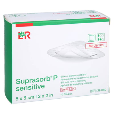 Suprasorb P sensitive PU-Schaumv.bor.lite 5x5 cm B2B Medical Produktbild 1