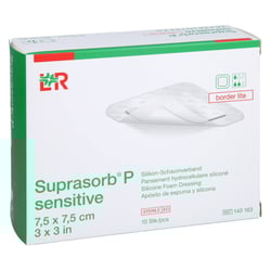 Suprasorb P sensitive PU-Schaumv.bor.lite 7,5x7,5 B2B Medical