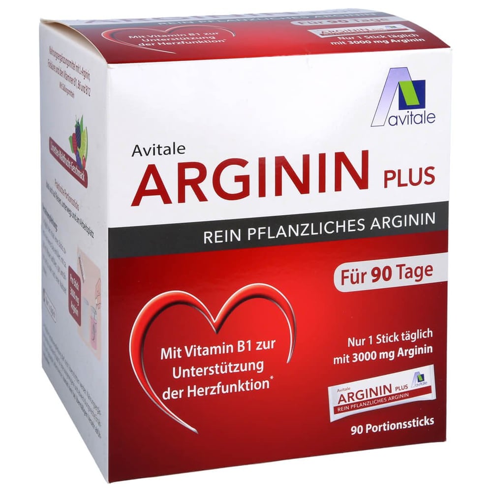 Arginin Plus Vitamin B1+B6+B12+Folsäure Sticks