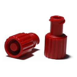 Kombistopfen Luer-Lock rot