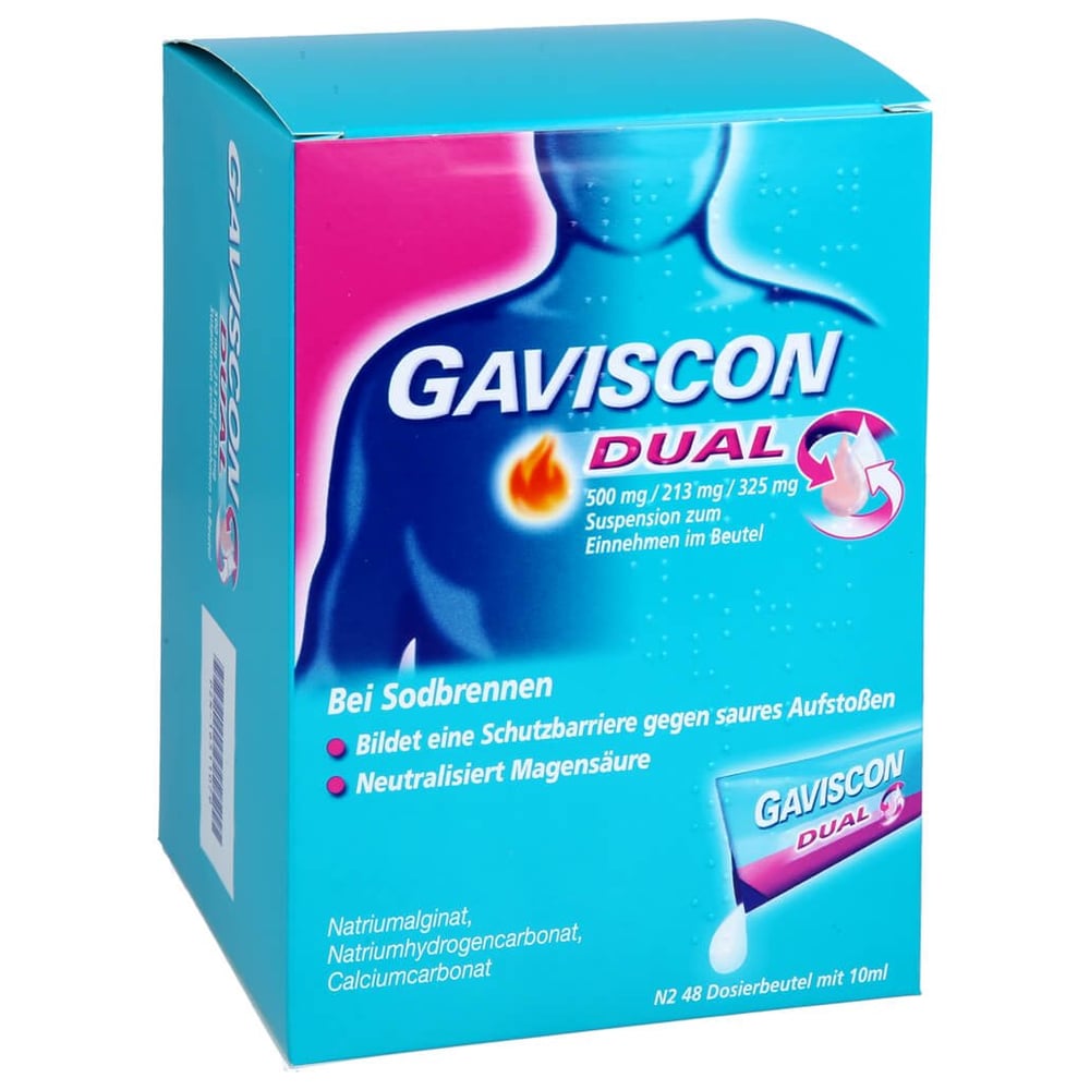 Gaviscon Dual 500 mg/213 mg/325 mg im Beutel