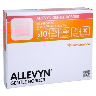Allevyn Gentle Border 10x10 cm Schaumverb.