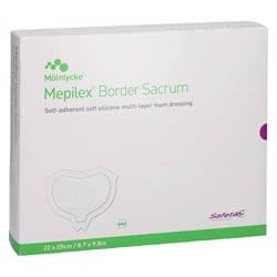 Mepilex Border Sacrum Schaumverb.22x25 cm steril