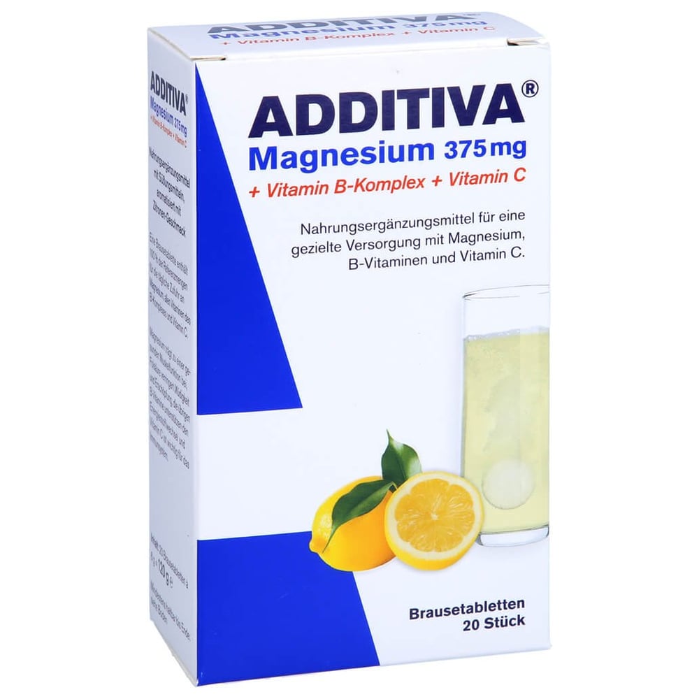 Additiva Magnesium 375 mg+Vitamin B Komplex+Vit C