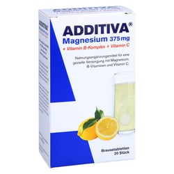 Additiva Magnesium 375 mg+Vitamin B Komplex+Vit C