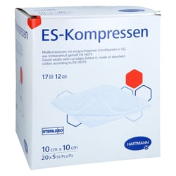 Es-kompressen steril 10x10 cm Großpackung