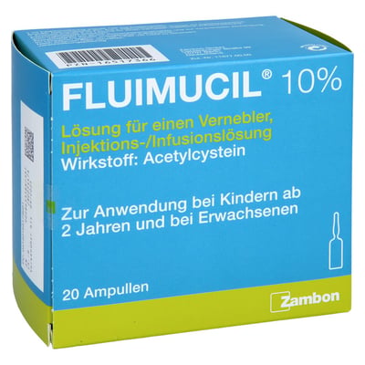 Fluimucil 10% Lösung für einen Vernebler ILL Produktbild 1