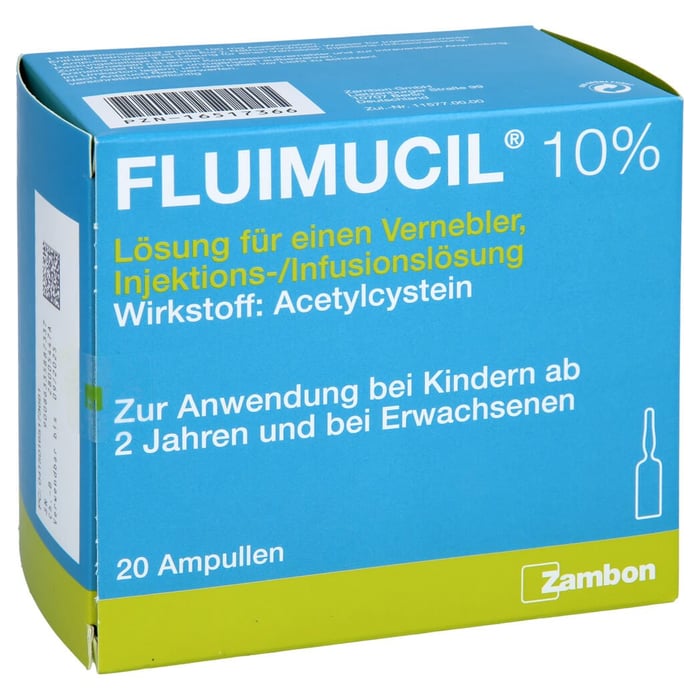 Fluimucil 10% Lösung für einen Vernebler ILL