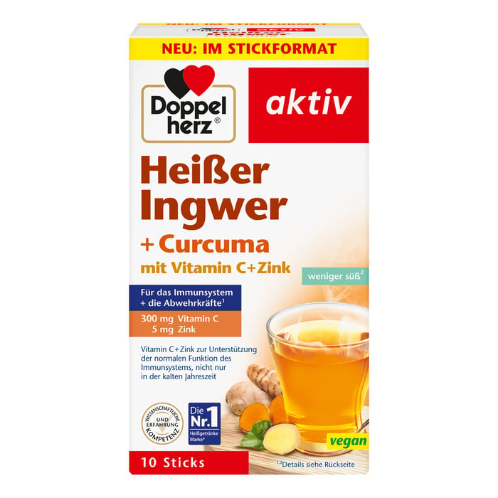 Doppelherz Heisser Ingwer + Curcuma